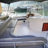 Open deck seating area on Al Shali yacht at Dubai Marina