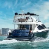 90 FT Sunseeker yacht cruising in Dubai water