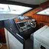 Captain’s cockpit and control station on 75 FT Mayyas yacht