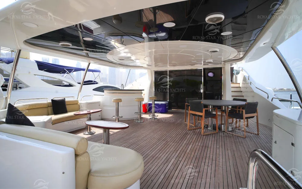 Benetti 110 Yacht master cabin with sea view