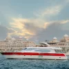 90 FT Big Daddy yacht cruising near Atlantis The Palm Dubai