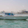 Side profile of 42 FT Speed Boat sailing in Dubai sea