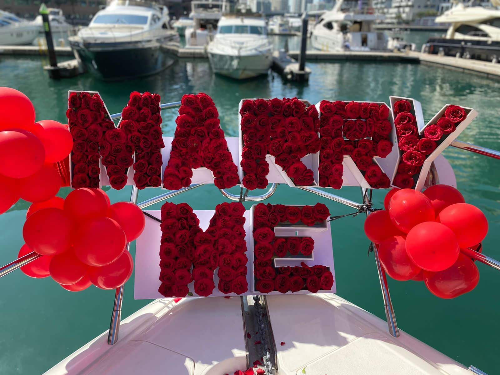 Bridal Stage in wedding yacht package