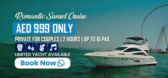 Romantic cruise offers in Dubai